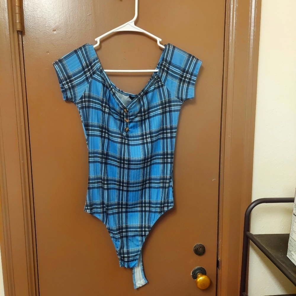 Plaid Bodysuit
